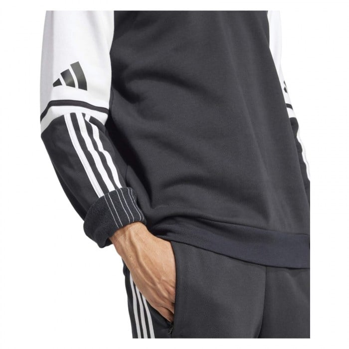 adidas Squadra 25 Sweat Crew Top - Black/White