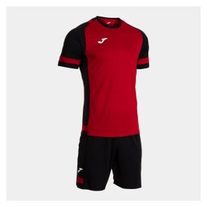 Joma Lider Football Shirt & Shorts Kit - Red/Black/White
