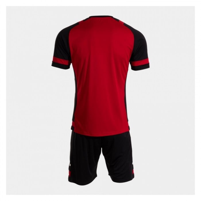 Joma Lider Football Shirt & Shorts Kit - Red/Black/White