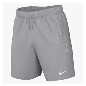 Nike Dri-FIT Standard Issue Fleece 8-Inch Shorts - Wolf Grey/White