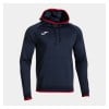 Joma Combi Premium Hooded Sweatshirt - Dark Navy/Red/White