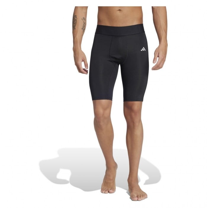 adidas Techfit 25 Short Tights - Black/White