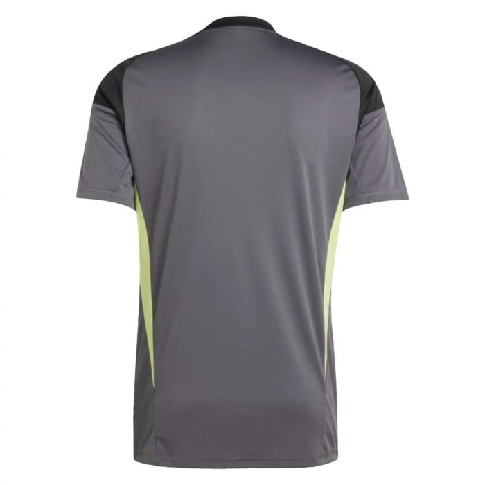 adidas Tiro 25 Competition Goalkeeper Short-Sleeve Jersey - Grey Five/White