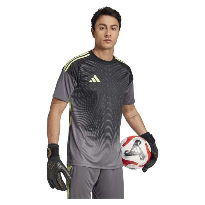 adidas Tiro 25 Competition Goalkeeper Short-Sleeve Jersey - Grey Five/White
