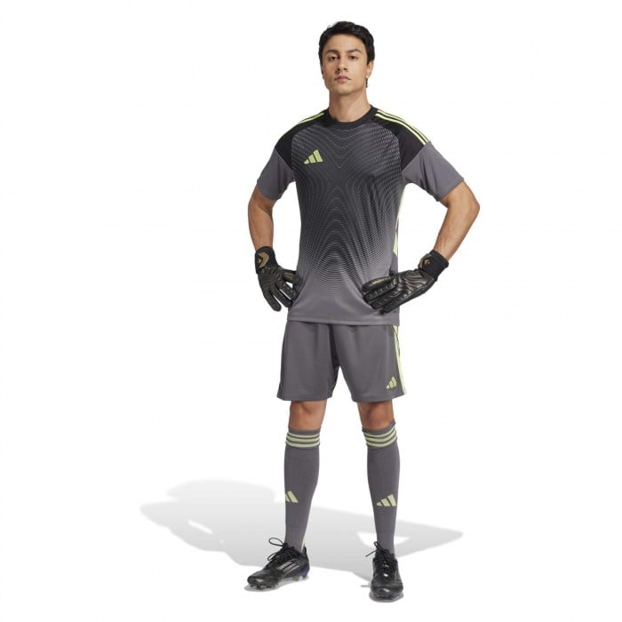 adidas Tiro 25 Competition Goalkeeper Short-Sleeve Jersey - Grey Five/White