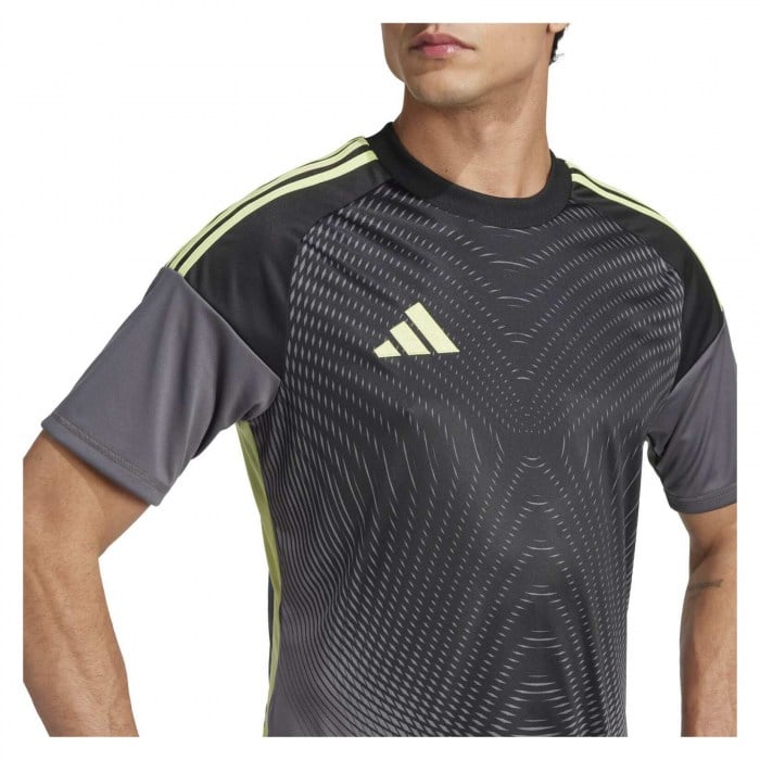adidas Tiro 25 Competition Goalkeeper Short-Sleeve Jersey - Grey Five/White