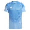 adidas Tiro 25 Competition Goalkeeper Short-Sleeve Jersey - Blue Burst/White