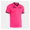 Joma Respect III Short-Sleeve Referee Shirt - Fluorescent Pink/Black