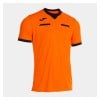 Joma Respect III Short-Sleeve Referee Shirt - Orange/Black