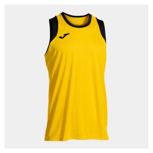 Joma Cancha Basketball Sleeveless T-Shirt - Yellow/Black