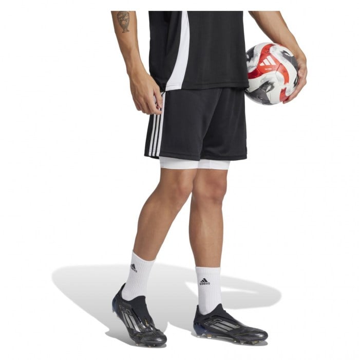 adidas Techfit 25 Short Tights - White