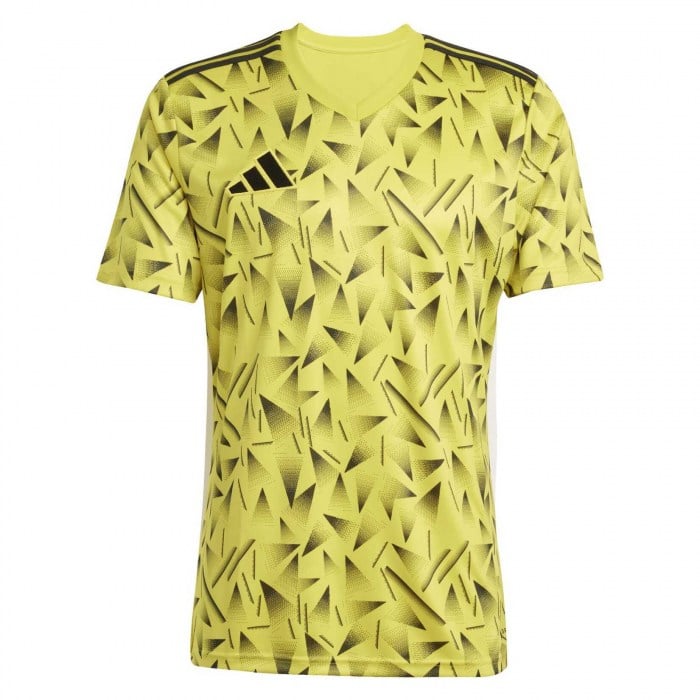 adidas Team Icon 25 Short-Sleeve Jersey - Team Yellow/Black