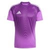 adidas Tiro 25 Competition Goalkeeper Short-Sleeve Jersey - Purple Burst/White