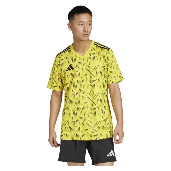 adidas Team Icon 25 Short-Sleeve Jersey - Team Yellow/Black