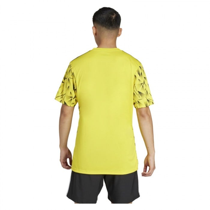 adidas Team Icon 25 Short-Sleeve Jersey - Team Yellow/Black