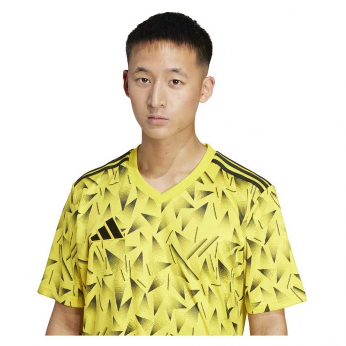 adidas Team Icon 25 Short-Sleeve Jersey - Team Yellow/Black
