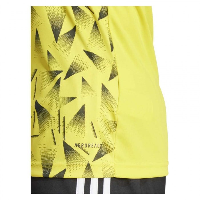 adidas Team Icon 25 Short-Sleeve Jersey - Team Yellow/Black