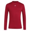 adidas Techfit Cold-RDY Longsleeve Tee - Team Power Red/White