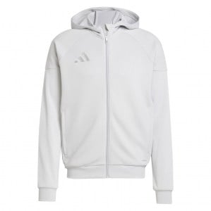 adidas Tiro 25 Travel Full-Zip Hoodie - Team Light Grey