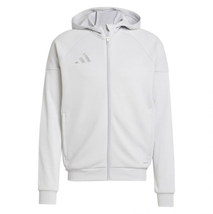 adidas Tiro 25 Travel Full-Zip Hoodie - Team Light Grey