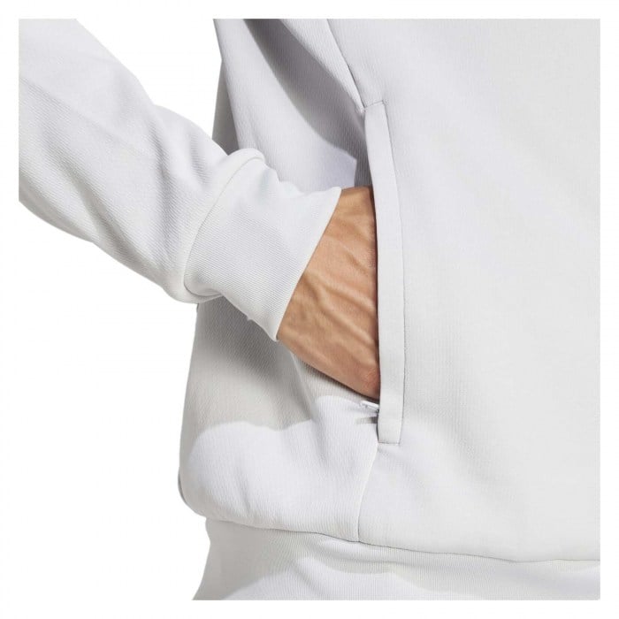 adidas Tiro 25 Travel Full-Zip Hoodie - Team Light Grey