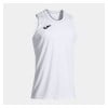 Joma Cancha Basketball Sleeveless T-Shirt - White/Black