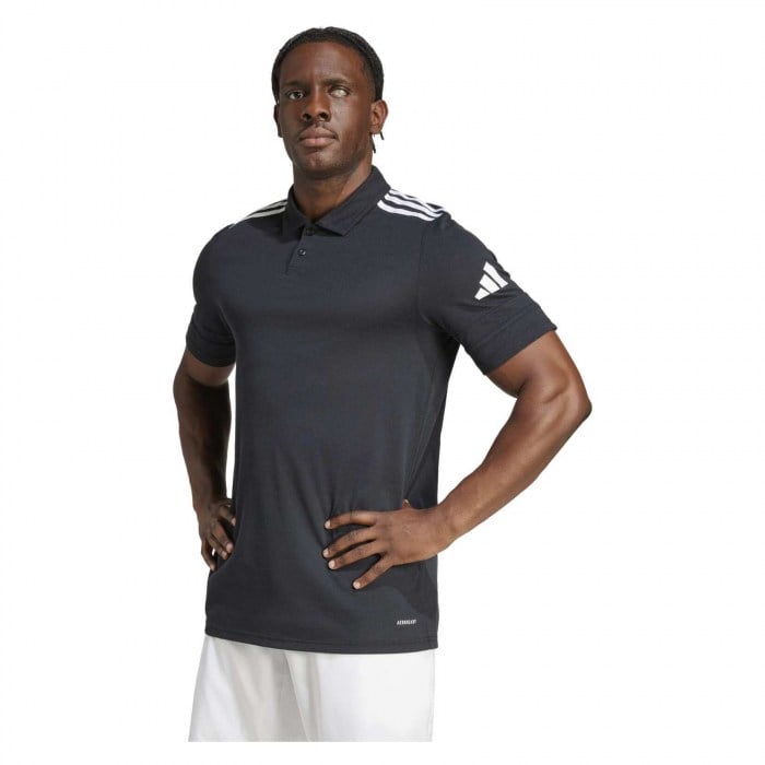 adidas Squadra 25 Cotton Polo - Black/White