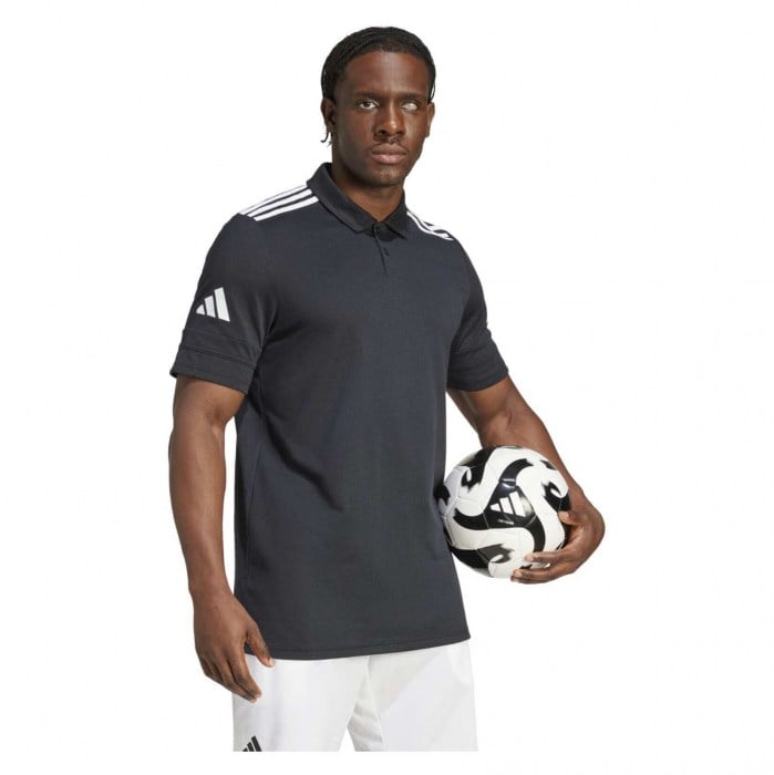 adidas Squadra 25 Cotton Polo - Black/White