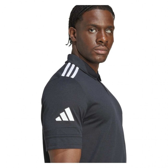 adidas Squadra 25 Cotton Polo - Black/White