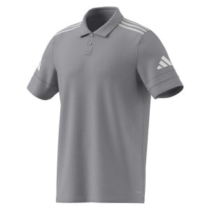 adidas Squadra 25 Cotton Polo - Team Light Grey/White