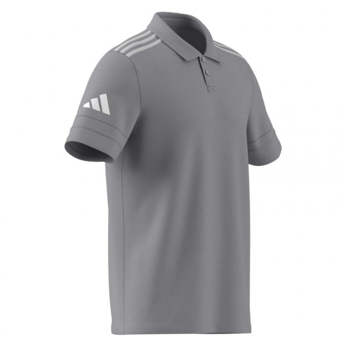 adidas Squadra 25 Cotton Polo - Team Light Grey/White