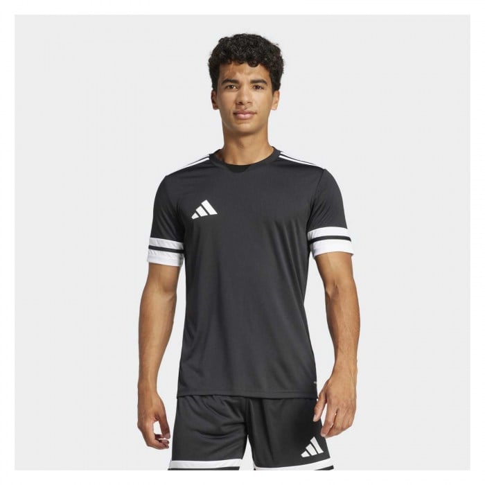 adidas Squadra 25 Short-Sleeve  Jersey - Black/White