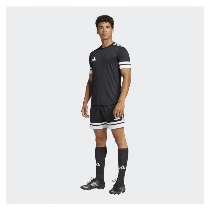 adidas Squadra 25 Short-Sleeve  Jersey - Black/White