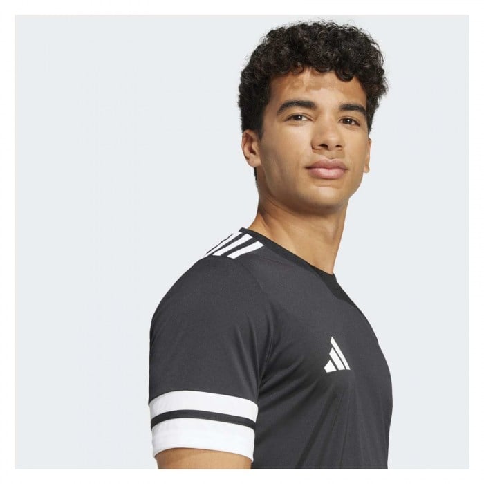 adidas Squadra 25 Short-Sleeve  Jersey - Black/White