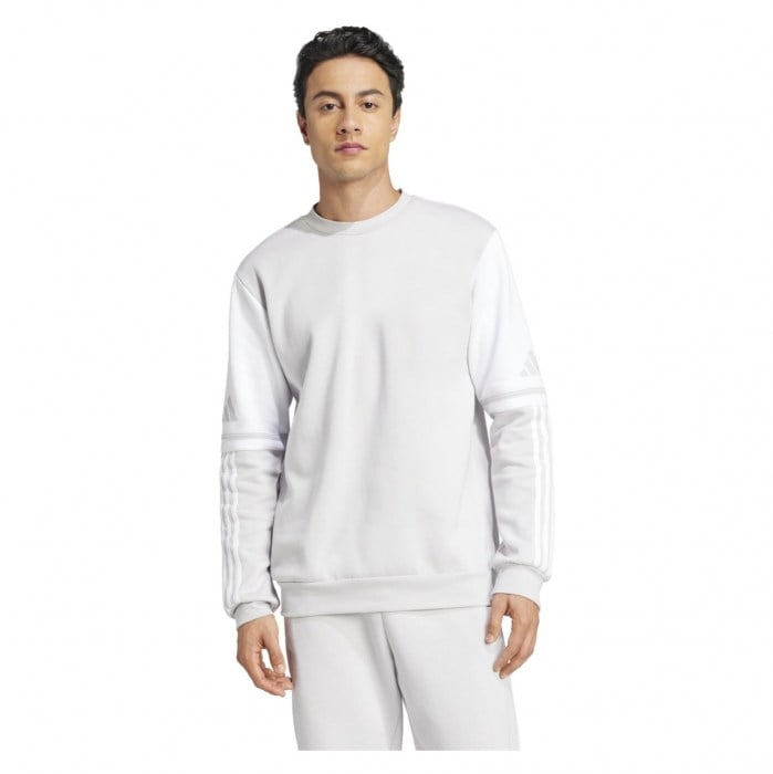 adidas Squadra 25 Sweat Crew Top - Team Light Grey/White