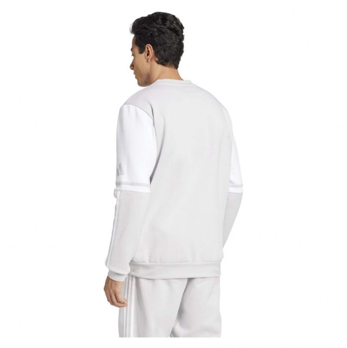 adidas Squadra 25 Sweat Crew Top - Team Light Grey/White