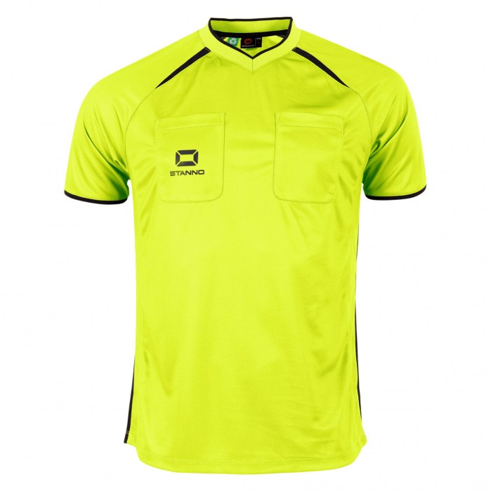 Stanno Bergamo Short-Sleeve Referee T-Shirt - Neon Yellow