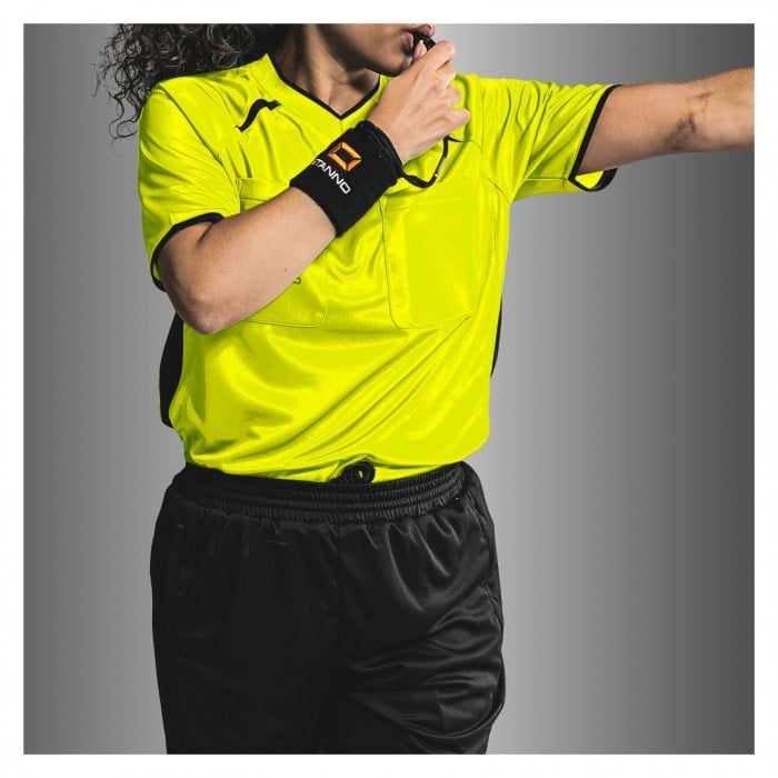 Stanno Bergamo Short-Sleeve Referee T-Shirt - Neon Yellow