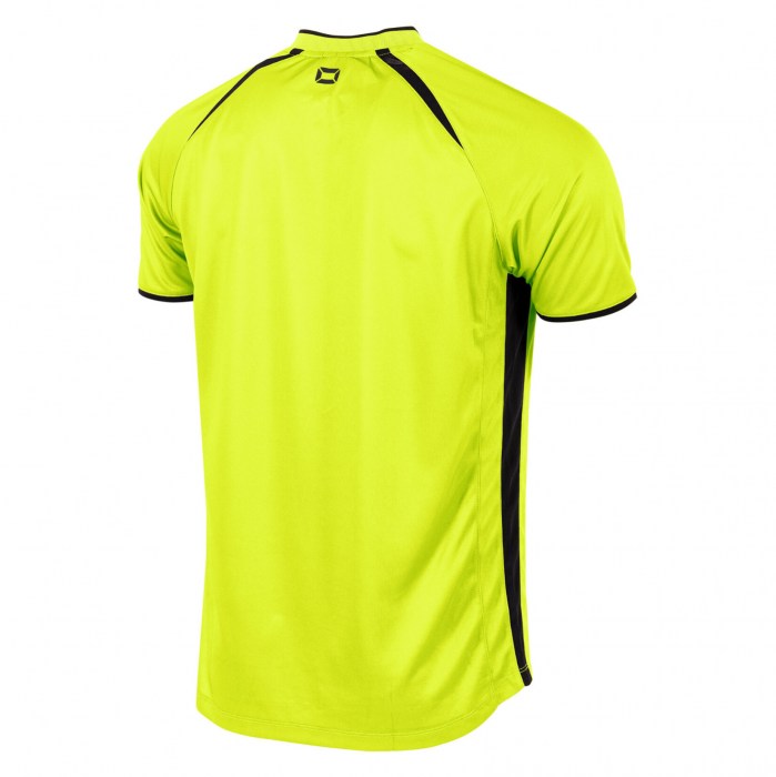 Stanno Bergamo Short-Sleeve Referee T-Shirt - Neon Yellow