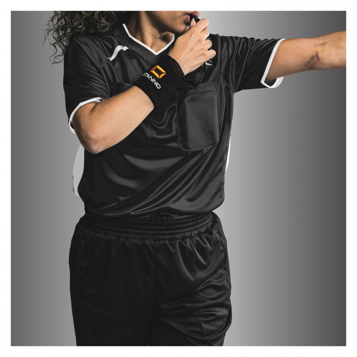 Stanno Bergamo Short-Sleeve Referee T-Shirt - Black
