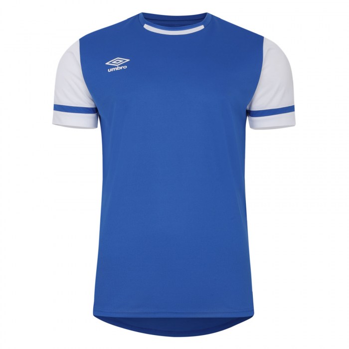 Umbro Cavelle Jersey SS - TW Royal/Brilliant White