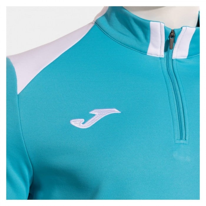 Joma Danubio IV Half-Zip Sweatshirt - Fluorescent Turquoise/White/Black