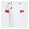 adidas Squadra 25 Short-Sleeve  Jersey - White/Team Power Red