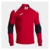 Joma Danubio IV Half-Zip Sweatshirt - Red/White/Dark Navy