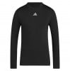 adidas Techfit Long-Sleeve Tee - Black/White