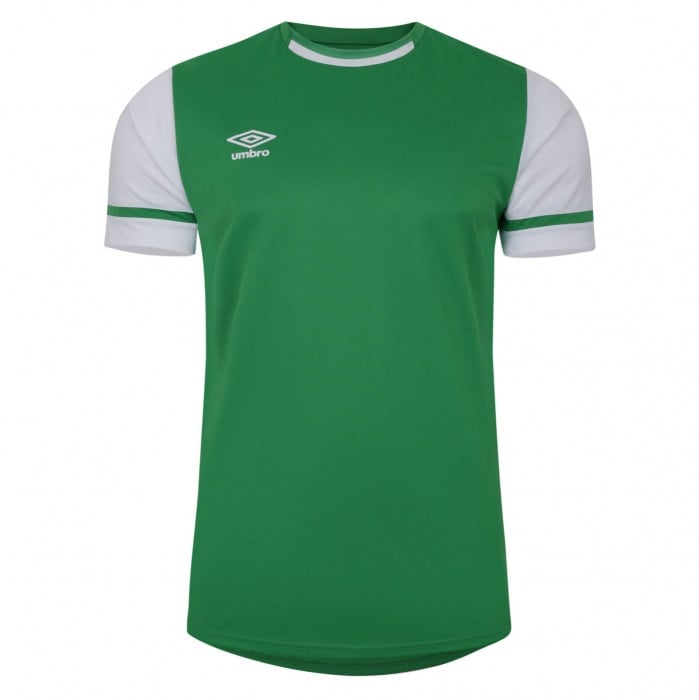 Umbro Cavelle Jersey SS - TW Emerald/Brilliant White