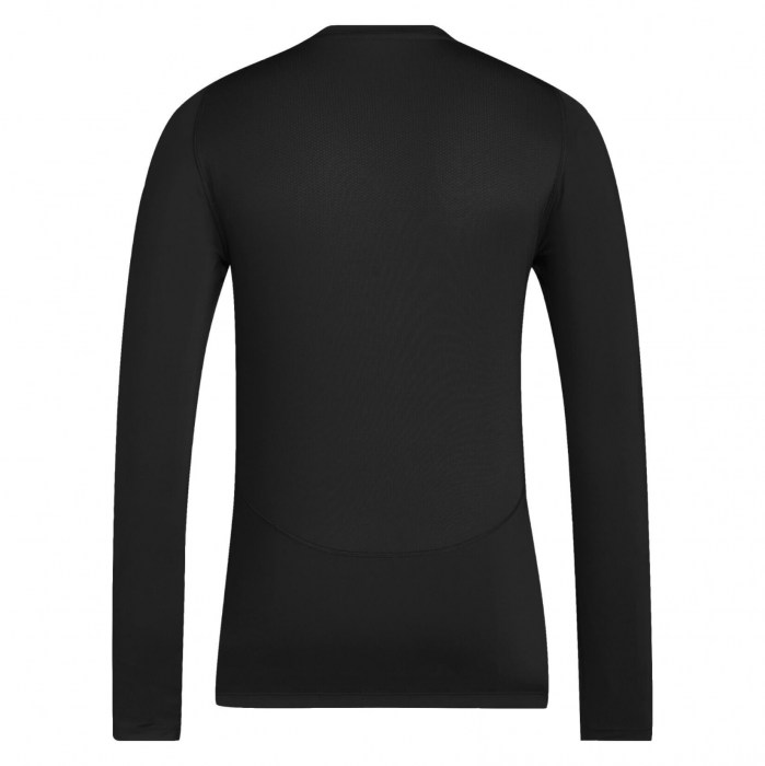 adidas Techfit Long-Sleeve Tee - Black/White