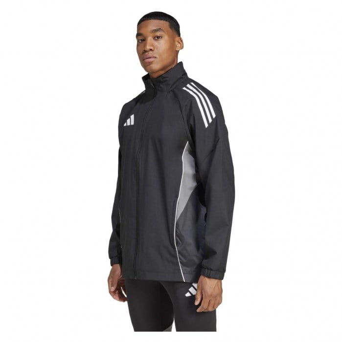 adidas Tiro 25 Competition All-Weather Jacket - Black/Team Grey Four/White