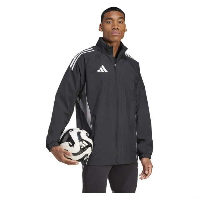 adidas Tiro 25 Competition All-Weather Jacket - Black/Team Grey Four/White