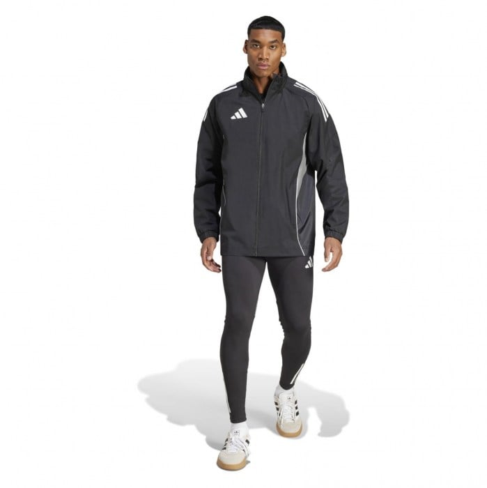 adidas Tiro 25 Competition All-Weather Jacket - Black/Team Grey Four/White